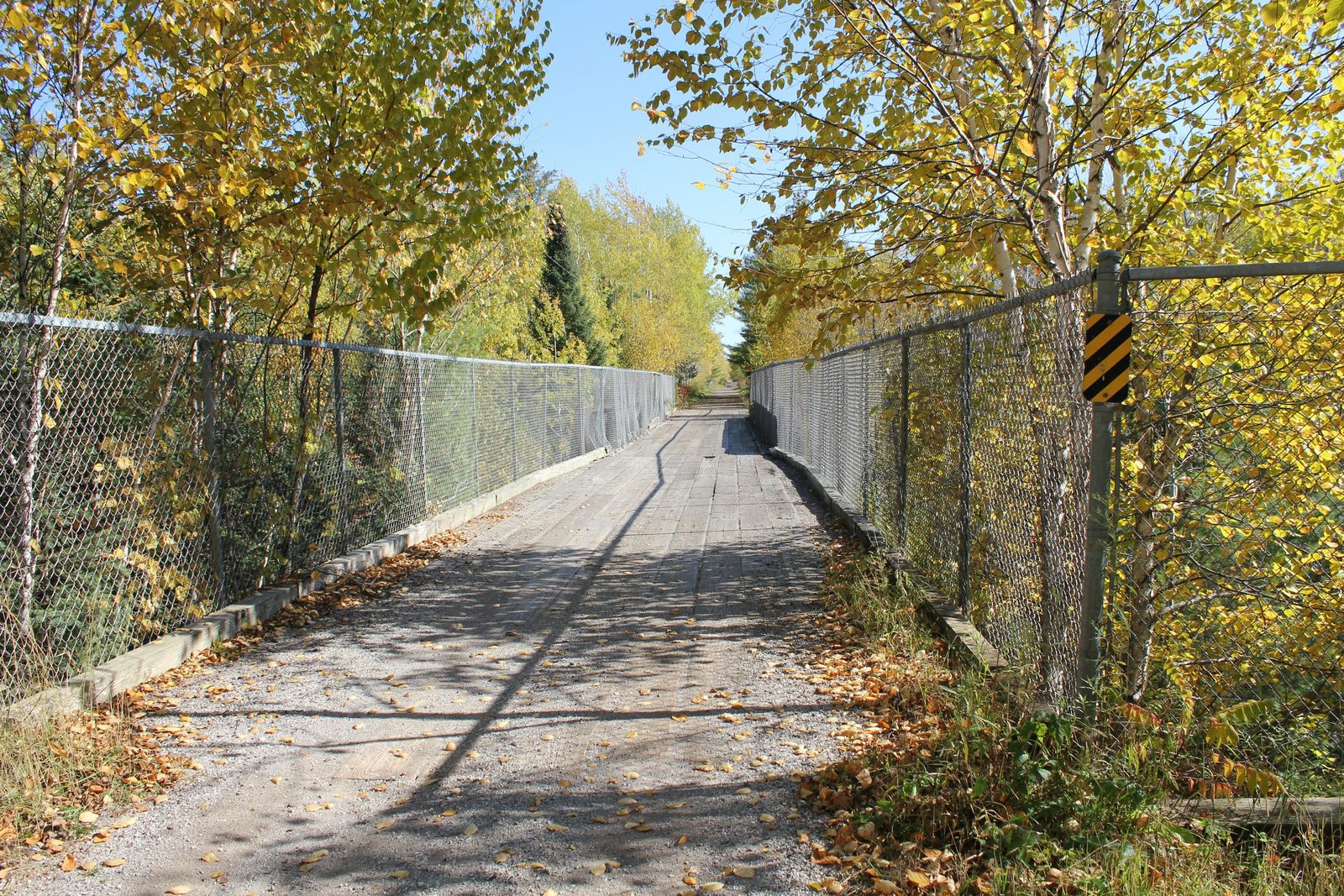 Looking east